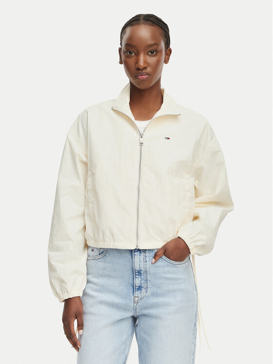 Tommy Jeans Kurtka przejściowa DW0DW22325 Biały Regular Fit