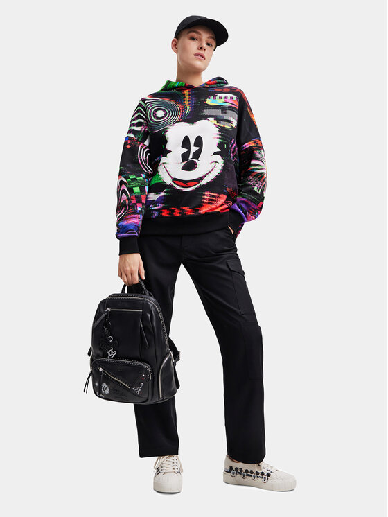 Desigual Desigual Μπλούζα 23WWSK11 Μαύρο Oversize