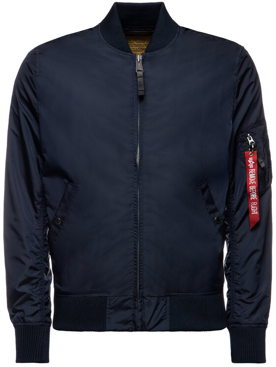 Alpha Industries Alpha Industries Bomber bunda Ma-1 Tt 191103 Tmavomodrá Regular Fit
