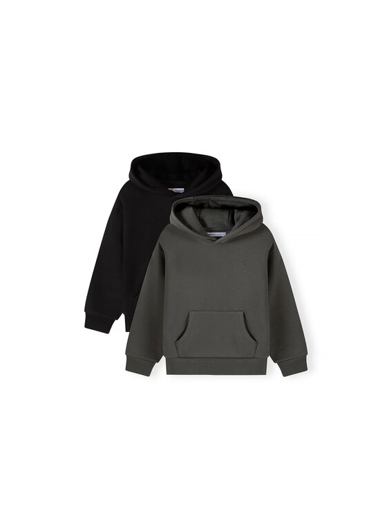 minoti minoti Bluza 33FLEECE286 Czarny Regular Fit