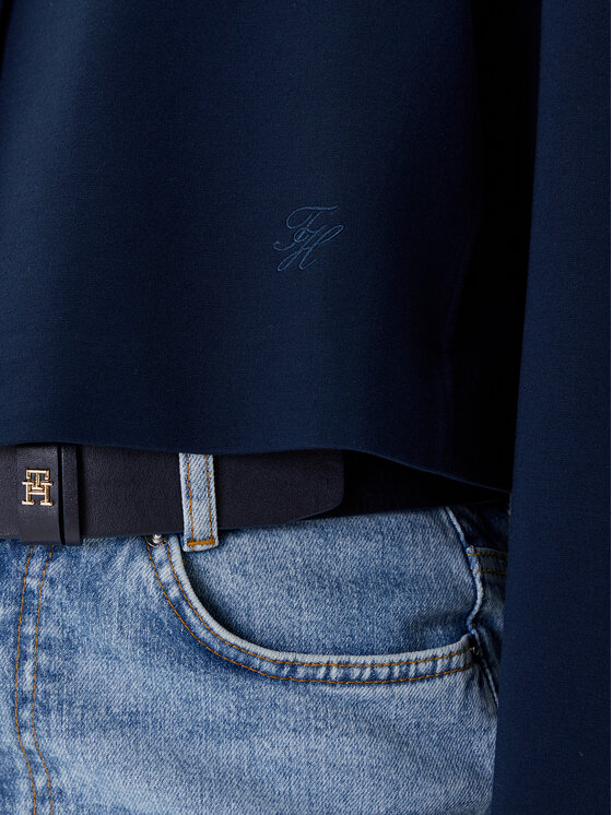 Tommy Hilfiger Tommy Hilfiger Marynarka WW0WW46519 Granatowy Relaxed Fit