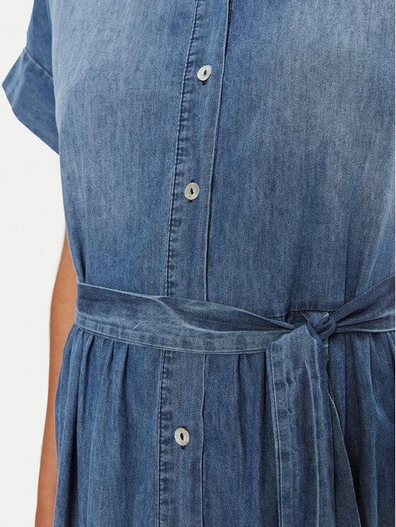 ViCOLO ViCOLO Jeans haljina TB2665 Tamnoplava Regular Fit