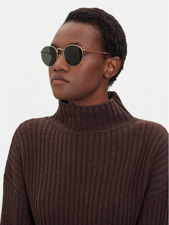 Ray-Ban Ray-Ban Sunčane naočale Round Metal 0RB3447 001 Zlatna