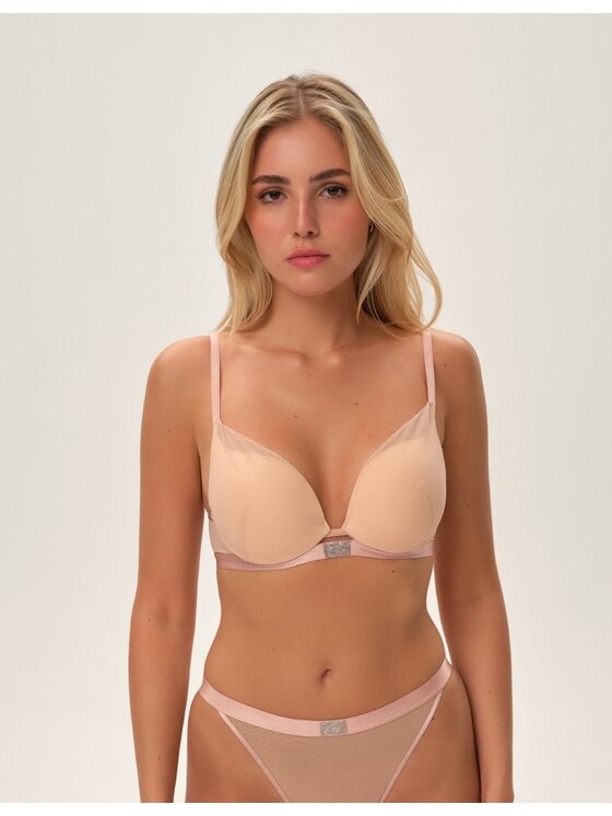 Esotiq Esotiq Biustonosz push-up 41833 Beżowy