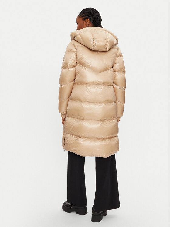 Woolrich Woolrich Μπουφάν πουπουλένιο Aliquippa Long CFWWOU0926FRUT3085 Μπεζ Regular Fit