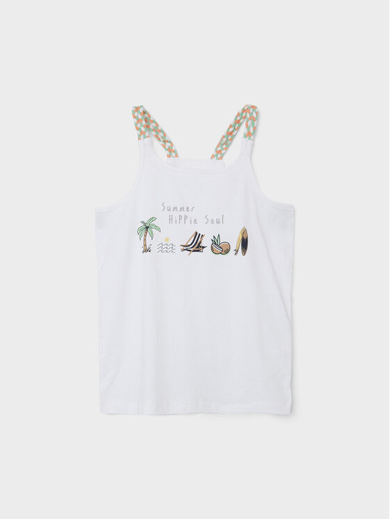 NAME IT NAME IT Top 13214959 Weiß Slim Fit