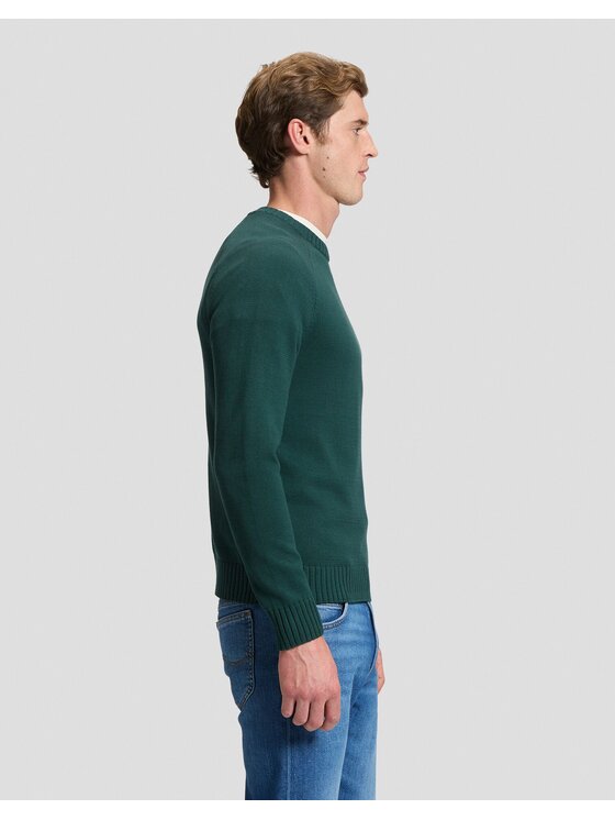 Lee Lee Sweter RAGLAN SWEATER Zielony Regular Fit