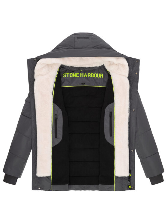 Stone Harbour Stone Harbour Kurtka zimowa Lauroo Szary Regular Fit