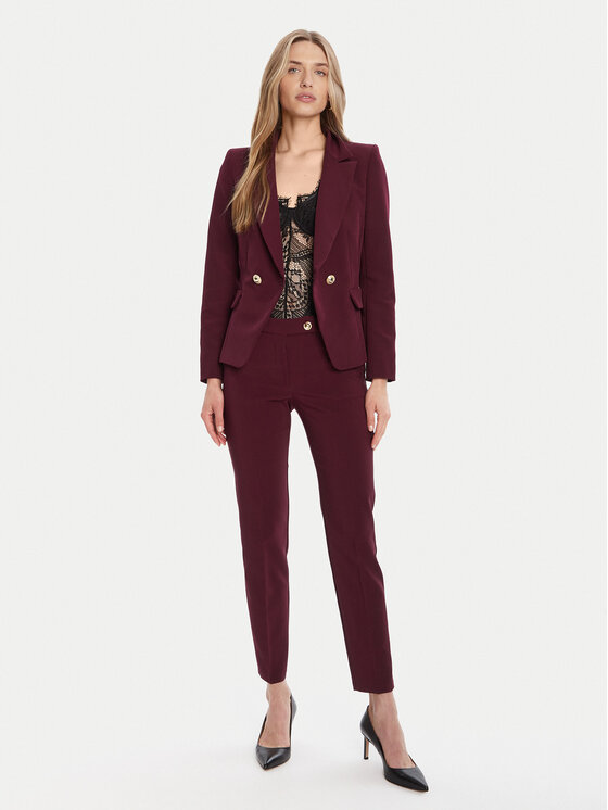 Rinascimento Rinascimento Pantaloni chino CFC0126225003 Vișiniu Slim Fit