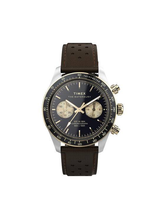 Timex Hodinky Waterbury Heritage TW2Y24100 Čierna