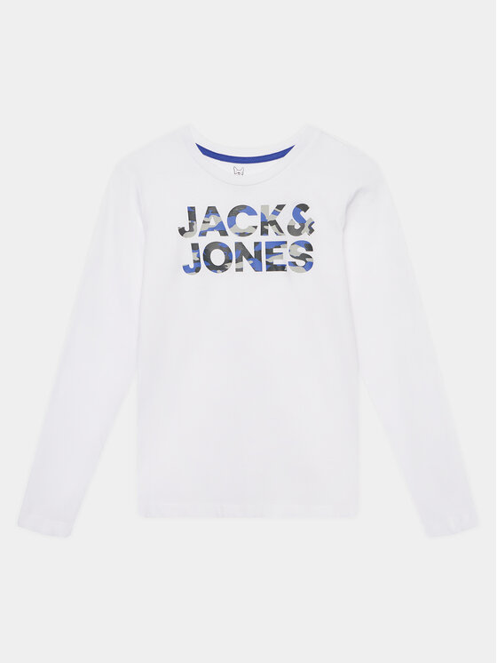 Jack&Jones Junior Bluza 12245920 Bela Loose Fit