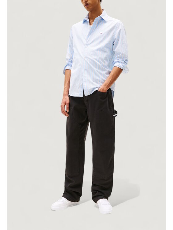 Tommy Jeans Tommy Jeans Pantaloni chino TJM JAIMIE CARPENTER Nero Casual Fit