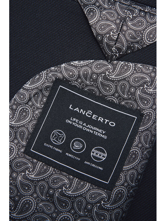 Lancerto Lancerto Marynarka Carrara MA131224000001 Czarny Slim Fit