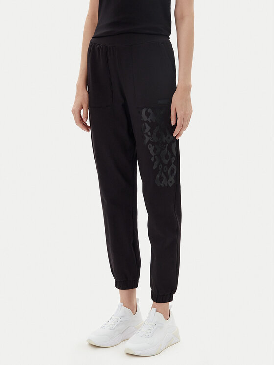 EA7 Emporio Armani EA7 Emporio Armani Teplákové kalhoty 7W000480 AF13135 UC001 Černá Regular Fit