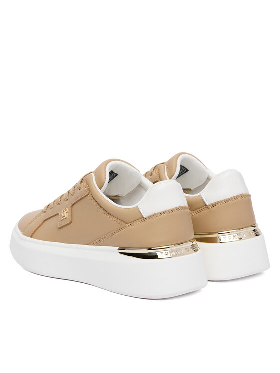 Tommy Hilfiger Tommy Hilfiger Sneakersy Th Chic Platform FW0FW09396 Hnědá