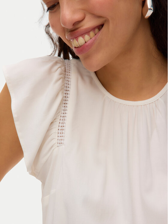 Vero Moda Vero Moda Блузка Bella 10325248 Білий Standard Fit