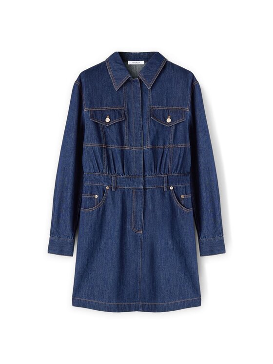 Motivi Motivi Abito da cocktail 7240Q003358N034 Blu Regular Fit