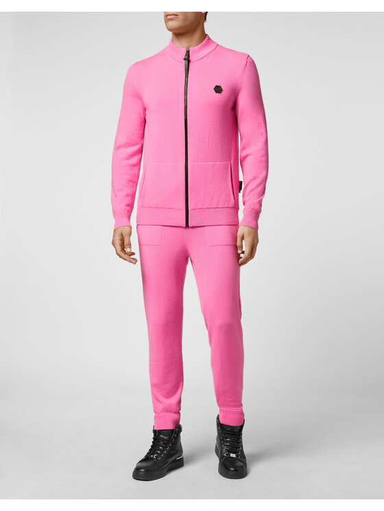 PHILIPP PLEIN PHILIPP PLEIN Dres 3077 Różowy Regular Fit