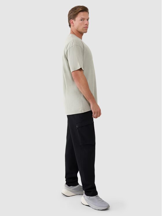 4F 4F T-Shirt 4FWSS25TTSHM1961-44S Zielony Oversize