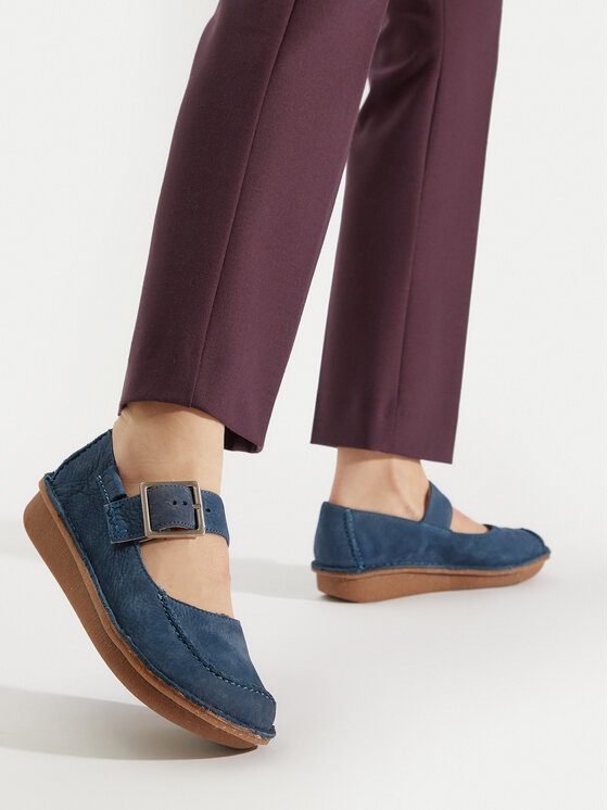 Clarks Clarks Halbschuhe Funny Bar 26176443 Blau