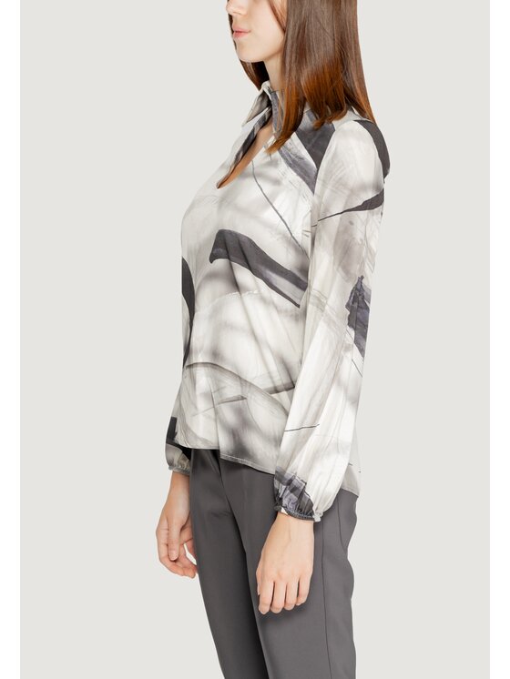Rinascimento Rinascimento Bluzka CFC0120074003 Szary Shirt Fit