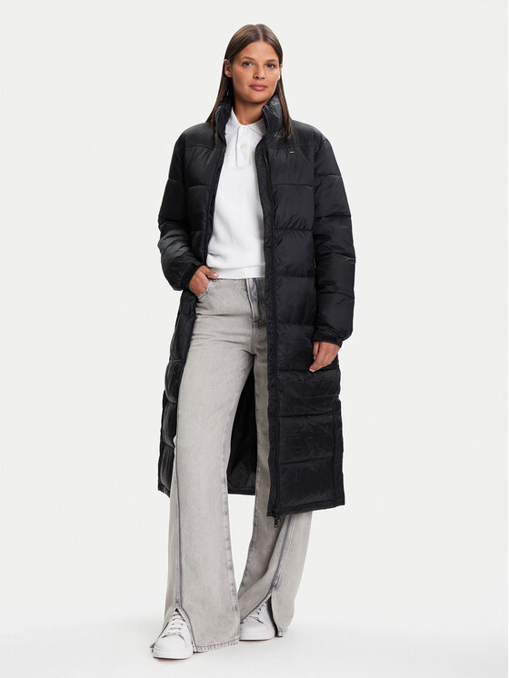 Tommy Jeans Tommy Jeans Žieminė striukė DW0DW21614 Juoda Regular Fit