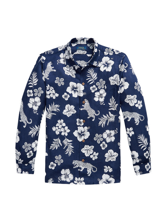 Polo Ralph Lauren Polo Ralph Lauren Košile 710B14227001 Tmavomodrá Classic Fit
