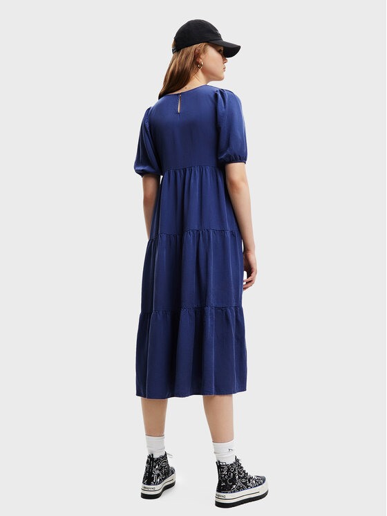 Desigual Desigual Повсякденна сукня Flora 22WWVW30 Cиній Regular Fit