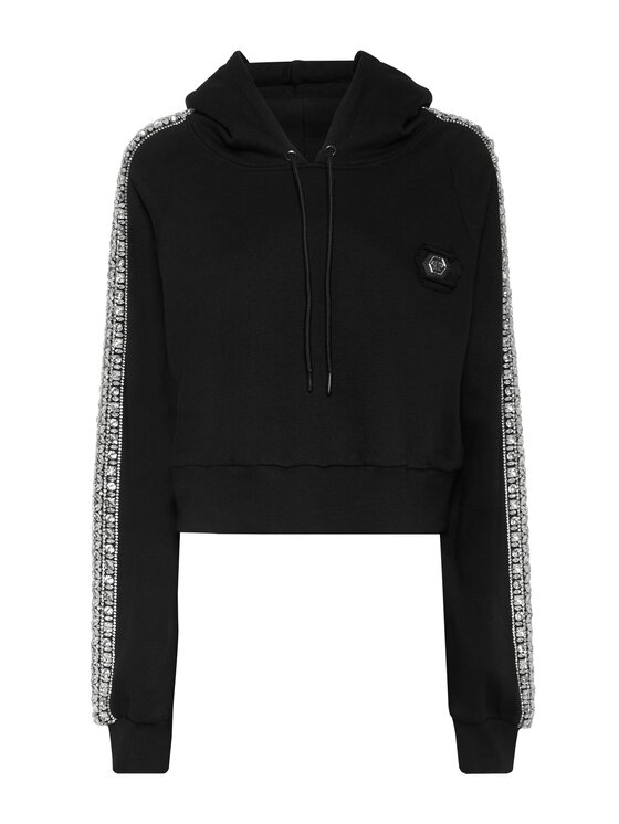 PHILIPP PLEIN PHILIPP PLEIN Bluza 26305 Czarny Regular Fit