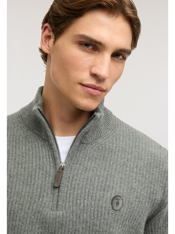 Trussardi Trussardi Kardigan M2448000304N0M3 Szary Regular Fit