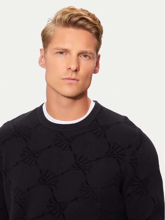 JOOP! JOOP! Majica dugih rukava 17 JK-29Dublor 30043081 Crna Modern Fit