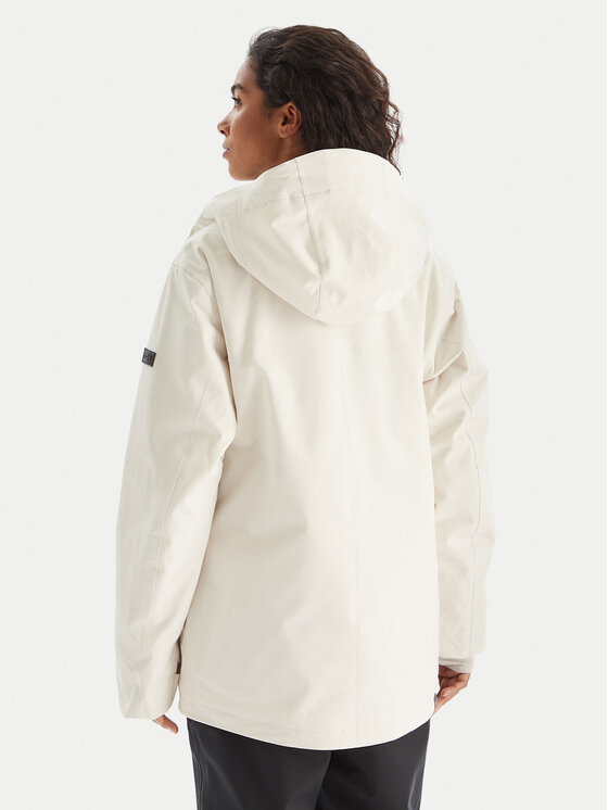 Roxy Roxy Skijacke ERJTJ03515 Weiß Slim Fit