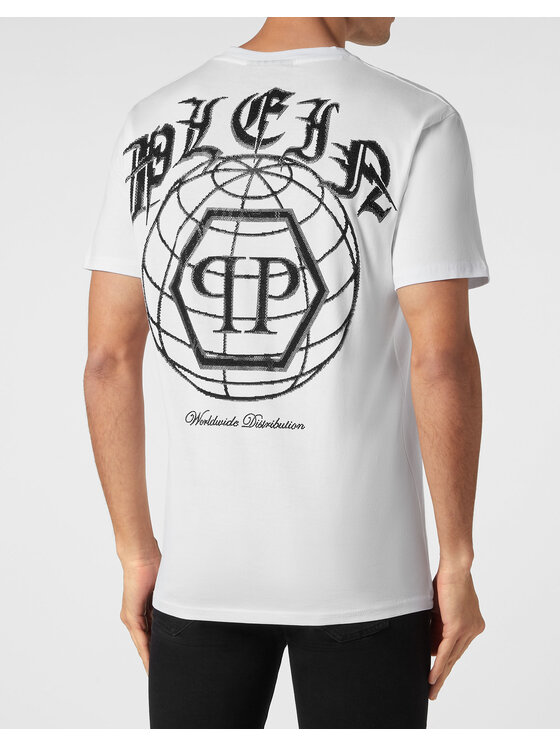 PHILIPP PLEIN PHILIPP PLEIN T-Shirt 14943 Bílá Regular Fit