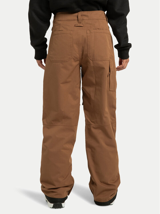 DC Shoes DC Shoes Spodnie snowboardowe Riveter ADJTP03032 Brązowy Regular Fit