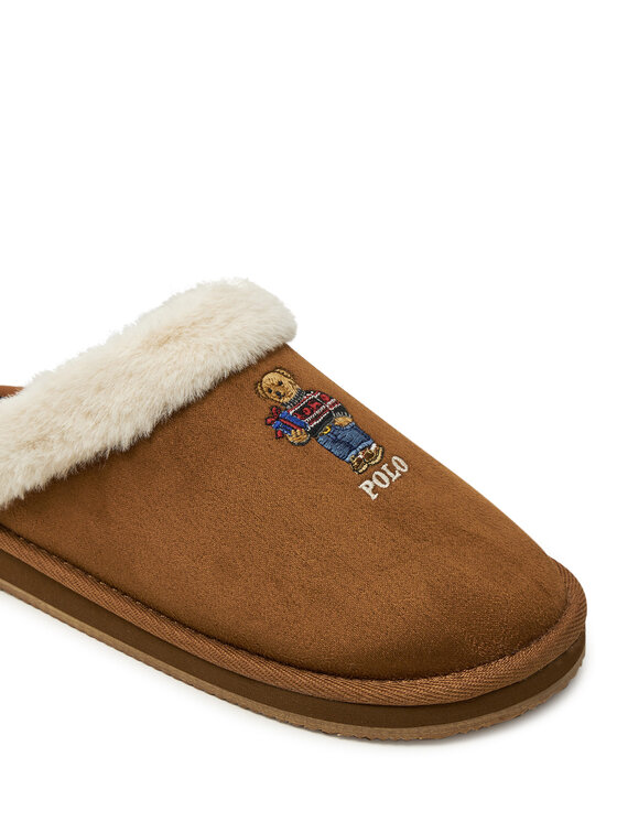 Polo Ralph Lauren Kapcie Slipper Wsw 842957050001 Brązowy