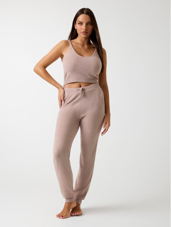 Guess Guess Legginsy 179321 Brązowy Classic Fit