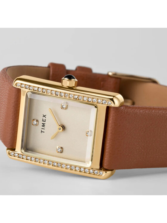 Timex Timex Ρολόι TW2W63900 Καφέ