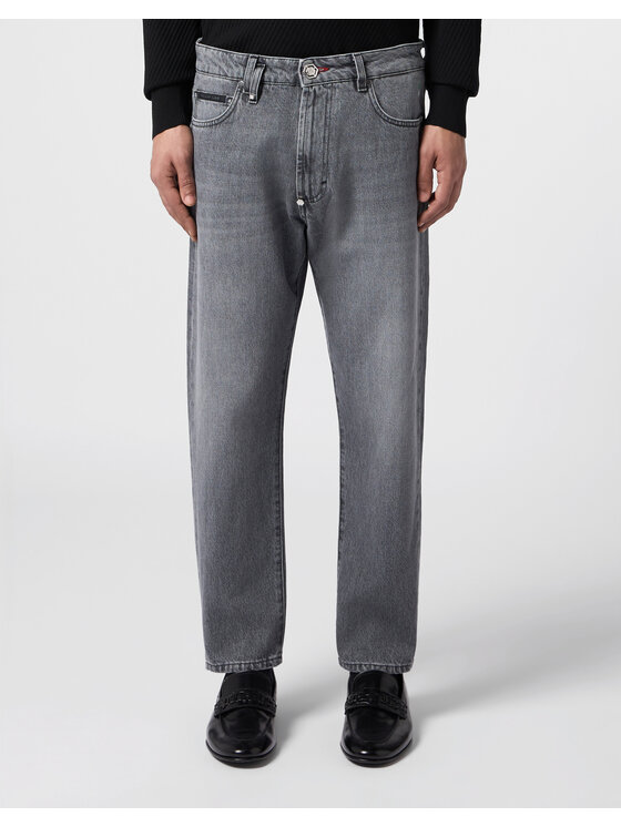 PHILIPP PLEIN PHILIPP PLEIN Jeansy 30027 Szary Slim Fit