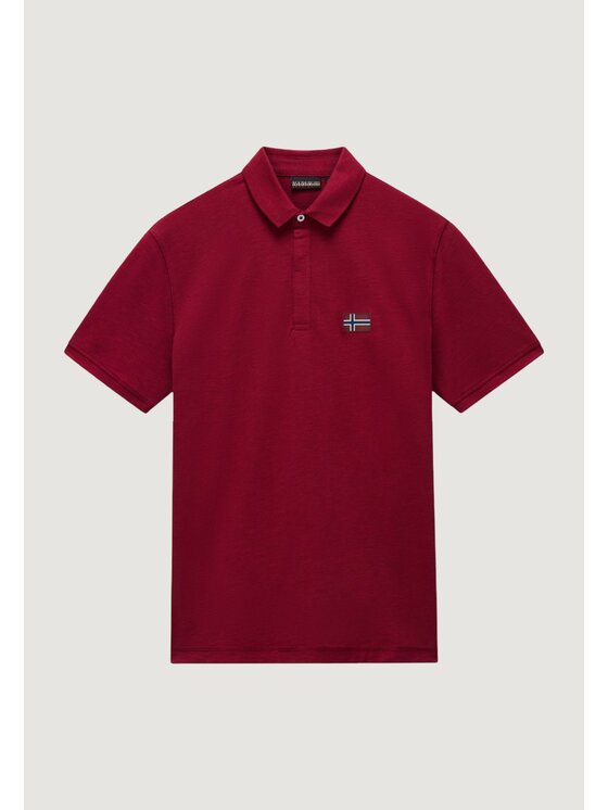 Napapijri Napapijri Polo EBEA 2 Bordeaux Casual Fit