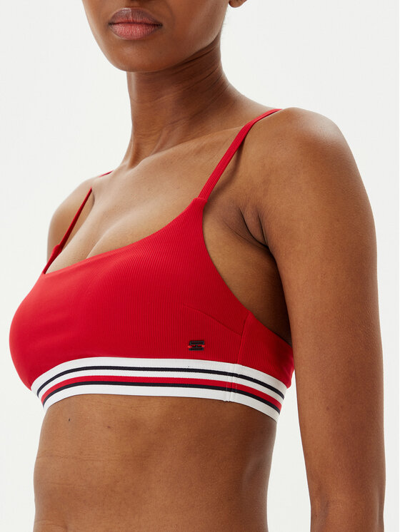 Tommy Hilfiger Tommy Hilfiger Vrchní část bikin UW0UW05806 Červená