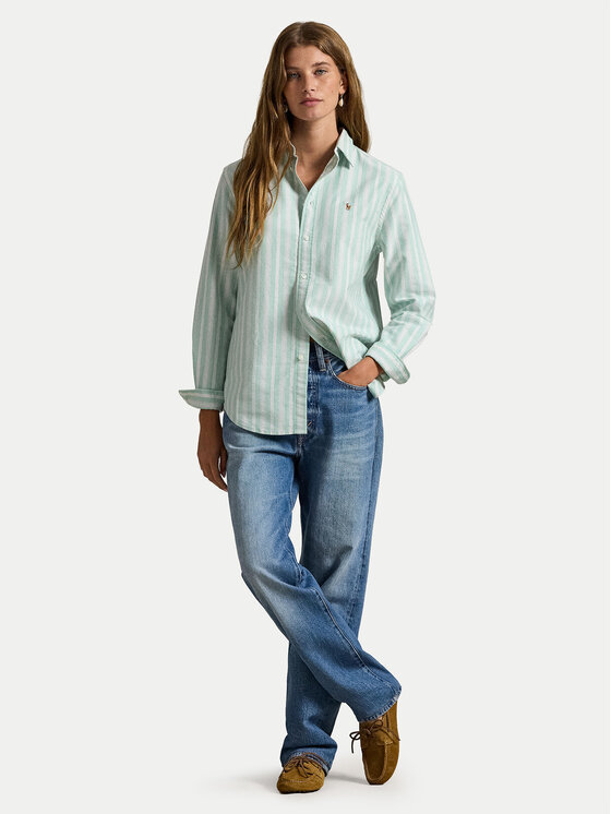 Polo Ralph Lauren Polo Ralph Lauren Риза 211970739500 Зелен Relaxed Fit