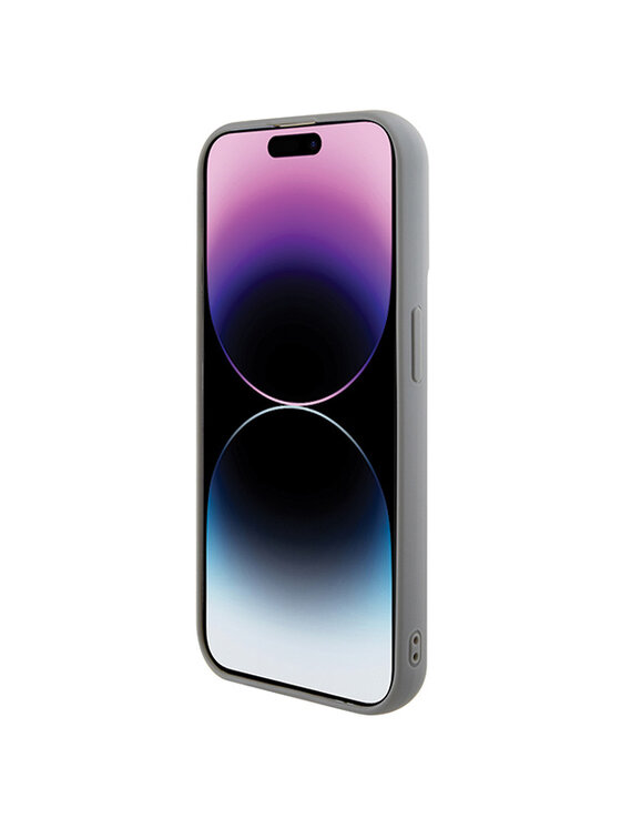 Guess Guess Etui na telefon iPhone 15 Pro Srebrny