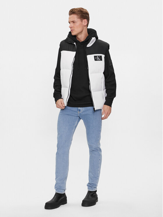 Calvin Klein Jeans Calvin Klein Jeans Жилетка за костюм J30J324665 Бял Regular Fit