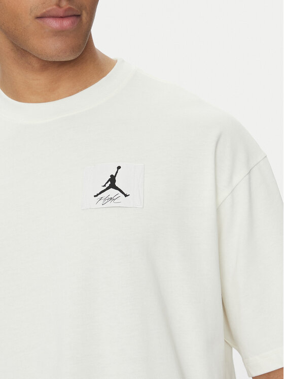Nike Nike Тишърт DZ7313 Екрю Relaxed Fit