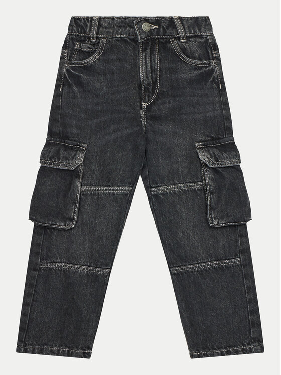 Original Marines Original Marines Džinsai DEA2519B Juoda Regular Fit