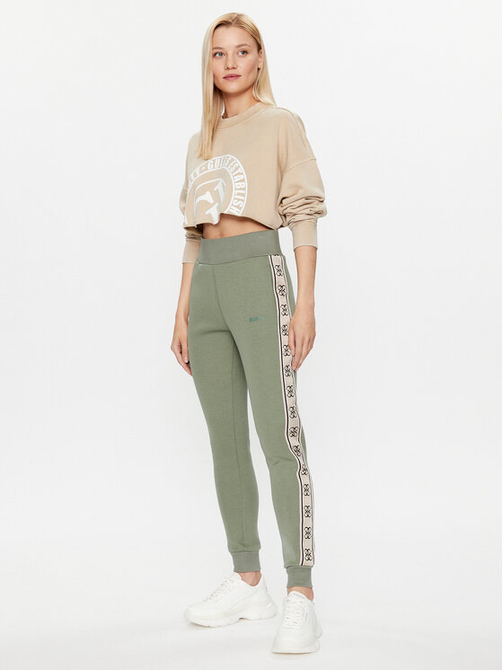 Guess Guess Jogginghose Britney V2YB15 KB3P2 Grün Regular Fit