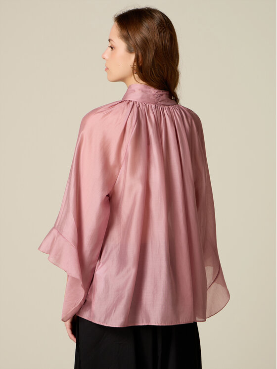 Oltre Oltre Blusa 2006J000771N006 Rosa Over Fit