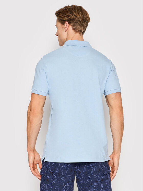 Lyle & Scott Lyle & Scott Поло Plain SP400VOG Блакитний Regular Fit