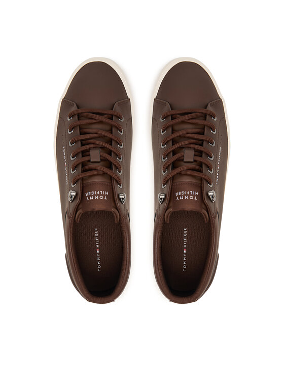 Tommy Hilfiger Tommy Hilfiger Snīkeri Harlem Lth Vulc Cleat Winter FM0FM05950 Brūns