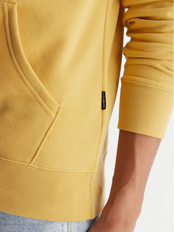 Quiksilver Quiksilver Mikina Screen Fleece Fineline EQYFT05136 Žlutá Regular Fit